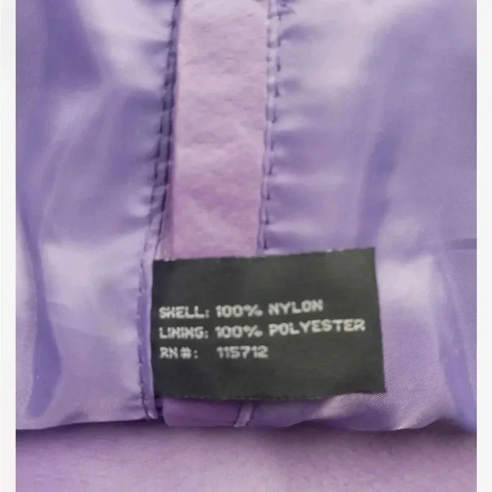 Bikers Club Violet Nylon Motorcycle Adjustable Vest Size Medium - Picture 11 of 11